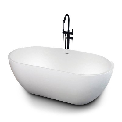 Pensen oval stone freestanding bathtubs, cheap oval bath tubs